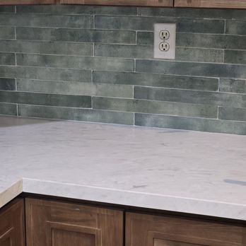 Choice Granite & Kitchen Cabinets - Another photo of the backsplash installed - Cabinetry Near Me - Diamond Bar, California