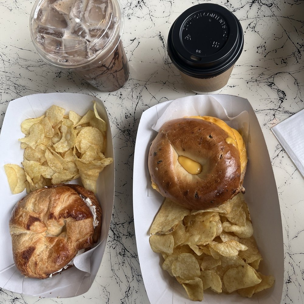 Varietale Bagels & Coffee - Egg and cheese bagel Chai latte - Bagels Near Me - Chicago, Illinois Varietale Bagels & Coffee - Egg and cheese bagel Chai latte - Bagels Near Me - Chicago, Illinois