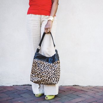 Satchel. - Heidi Bucket in Cheetah & Black Leather - Accessories Near Me - Savannah, Georgia Satchel. - Heidi Bucket in Cheetah & Black Leather - Accessories Near Me - Savannah, Georgia