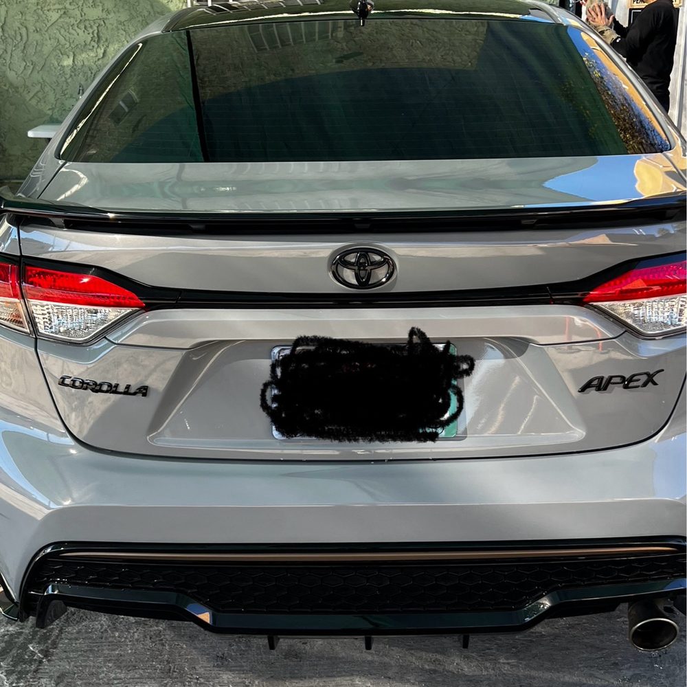 The trunk is the only thing they didn't paint not paint! They did a horrible job! The trunk is the only thing they didn't paint not paint! They did a horrible job!