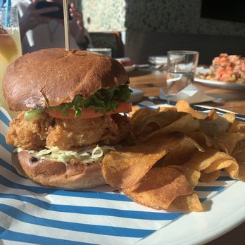 The Boathouse - Fish sandwich, chips is a must have! - Seafood Near Me - Richmond, Virginia The Boathouse - Fish sandwich, chips is a must have! - Seafood Near Me - Richmond, Virginia