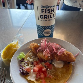 California Fish Grill - Battered fish taco - Seafood Near Me - Brea, California California Fish Grill - Battered fish taco - Seafood Near Me - Brea, California