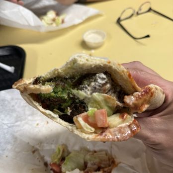Falafel's Drive-In - SPECIAL - Large Falafel with Banana Shake - Middle Eastern Near Me - San Jose, California