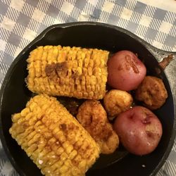 The Campfire Shrimp platter