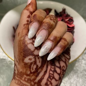 Papillon Nails & Spa - Gel X ombre sparkly nails - Nail Salons Near Me - Fullerton, California Papillon Nails & Spa - Gel X ombre sparkly nails - Nail Salons Near Me - Fullerton, California