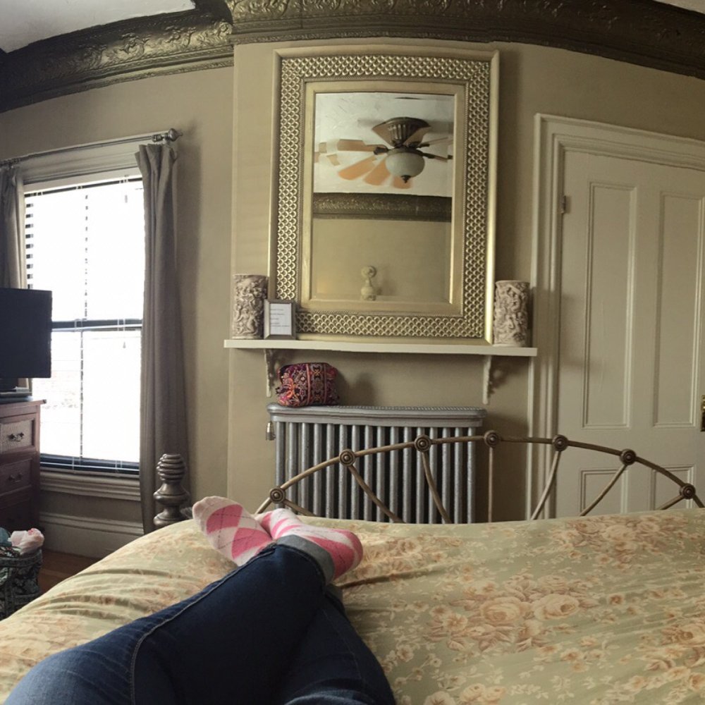 Morrill Mansion - Shot of Marston room, nice sitting table near window - Bed & Breakfast Near Me - Portland, Maine Morrill Mansion - Shot of Marston room, nice sitting table near window - Bed & Breakfast Near Me - Portland, Maine
