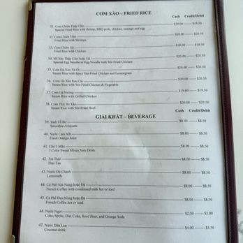 Bun Bo Hue Restaurant - Fried rice and drinks Aug 2025 - Vietnamese Near Me - Portland, Oregon