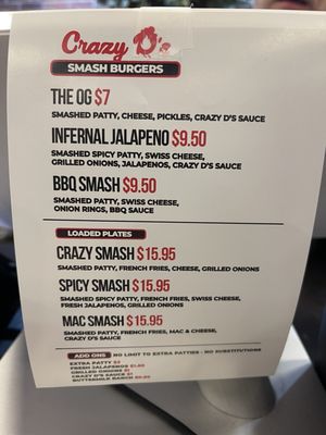 Menu photo 2 Crazy D’s Hot Chicken Reno, NV