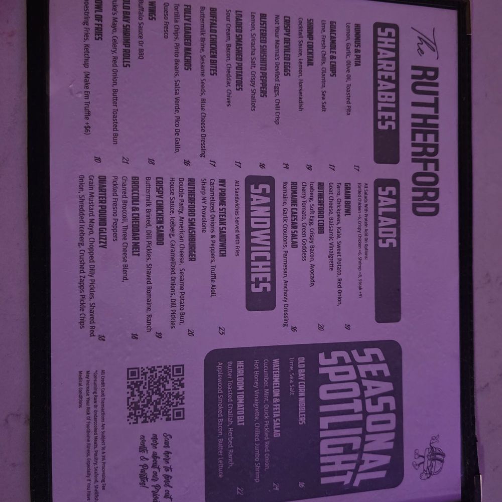 The Rutherford - Menu - Cocktail Bars Near Me - New York, New York The Rutherford - Menu - Cocktail Bars Near Me - New York, New York
