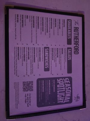 Menu photo 1 The Rutherford New York, NY Menu photo 1 The Rutherford New York, NY