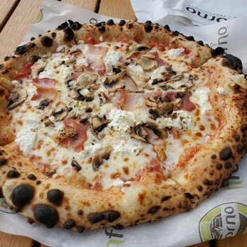 NForno - a pizza on a plate on a table - Pizza Near Me - Toronto, Ontario NForno - a pizza on a plate on a table - Pizza Near Me - Toronto, Ontario