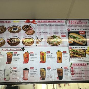 Boba 365 - Menu - Coffee & Tea Near Me - Tyler, Texas