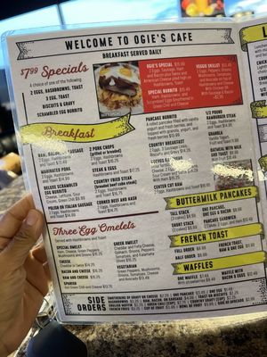 Menu photo 1 Ogie's Cafe West Valley City, UT Menu photo 1 Ogie's Cafe West Valley City, UT
