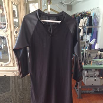 Cho's Tailor & Alteration - My favorite I've done with them. Leather sleeves Italian sheer cotton body. Amazing - Sewing & Alterations Near Me - Seattle, Washington