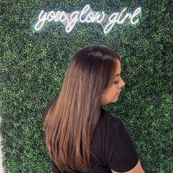 The Salon Avenue - Carmel brown balayage highlights by Elena S. - Hair Salons Near Me - Visalia, California The Salon Avenue - Carmel brown balayage highlights by Elena S. - Hair Salons Near Me - Visalia, California
