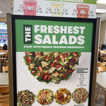 Wendy's - a sign for the freshest salads - Fast Food Near Me - New Westminster, British Columbia Wendy's - a sign for the freshest salads - Fast Food Near Me - New Westminster, British Columbia