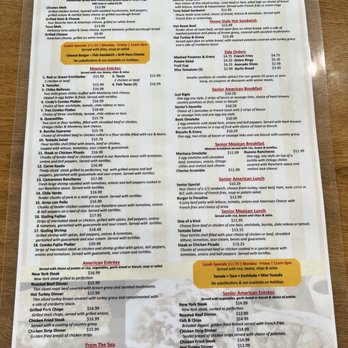 Cindy's Restaurant - Menu - Mexican Near Me - Turlock, California