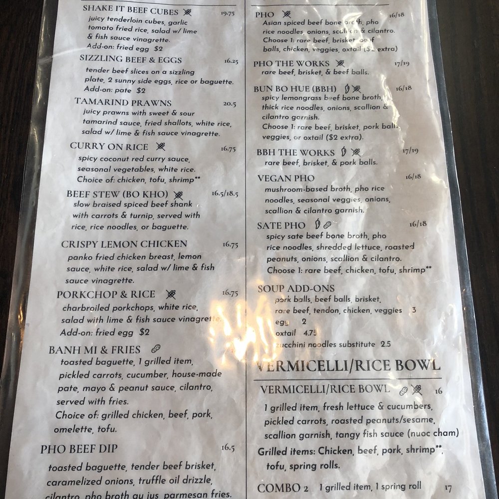 Menu Menu