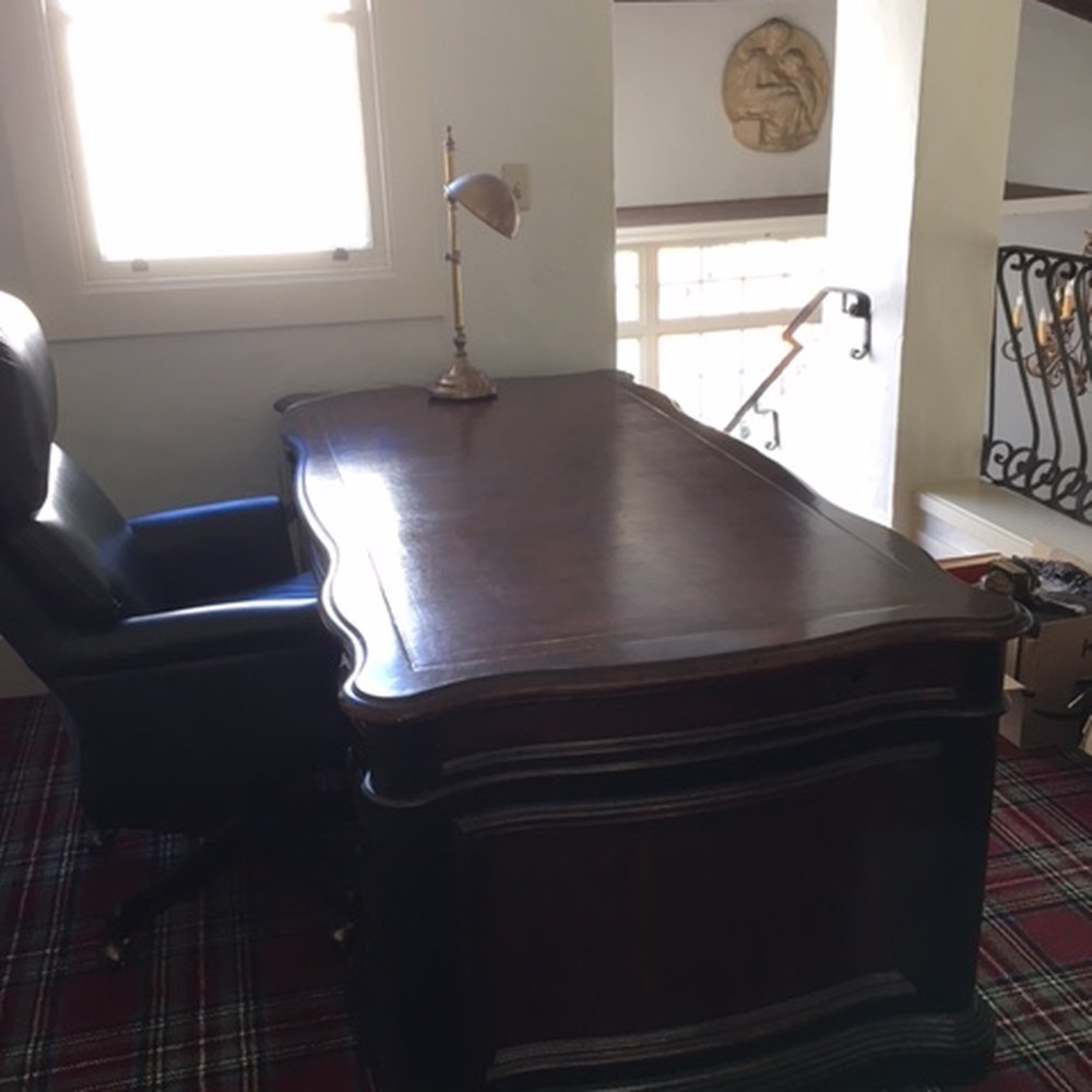 Moving Forward - heavy wood desk happy in its new home in loft office - Movers Near Me Moving Forward - heavy wood desk happy in its new home in loft office - Movers Near Me
