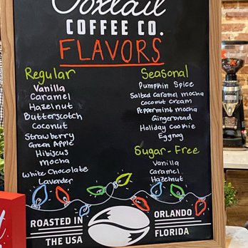 Foxtail Coffee - Flavors menu - Coffee & Tea Near Me - Mount Dora, Florida