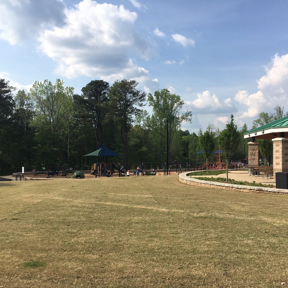 Playground and pavilion Playground and pavilion