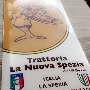 La Nuova Spezia - English menu - Seafood Near Me - La Spezia, SP