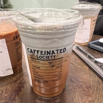 Le'Drip Coffee And Tea - Vietnamese coffee with black sesame foam on top. - Coffee & Tea Near Me - Houston, Texas Le'Drip Coffee And Tea - Vietnamese coffee with black sesame foam on top. - Coffee & Tea Near Me - Houston, Texas