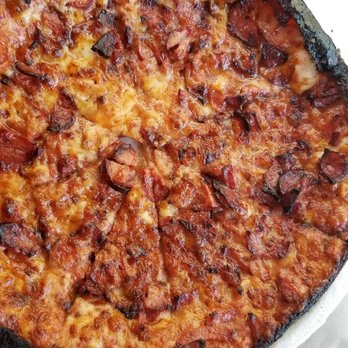 Crisp - Chourico with burned edges - Pizza Near Me - Walpole, Massachusetts