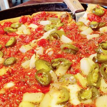 Rance's Chicago Pizza - Chicago stuffed deep dish with jalapenos and pineapple - Pizza Near Me - Long Beach, California Rance's Chicago Pizza - Chicago stuffed deep dish with jalapenos and pineapple - Pizza Near Me - Long Beach, California