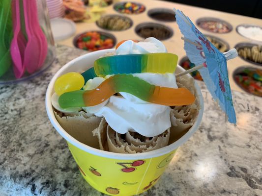 Frosted Spheres Ice Cream