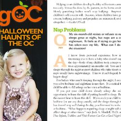MSD Sleep Coach - Parenting OC Magazine - Nap problems by: Michelle S. Donaghy