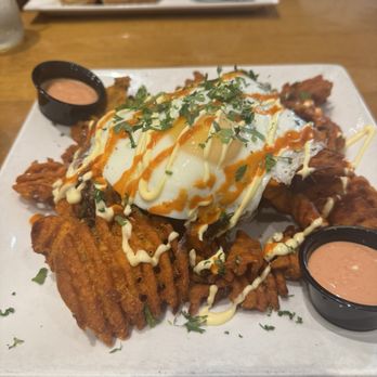 Jupiter Pizza & Waffle - lunar fries - Pizza Near Me - Sugar Land, Texas