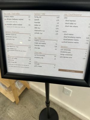 Menu photo 1 Misc Coffee Rolling Hills, CA