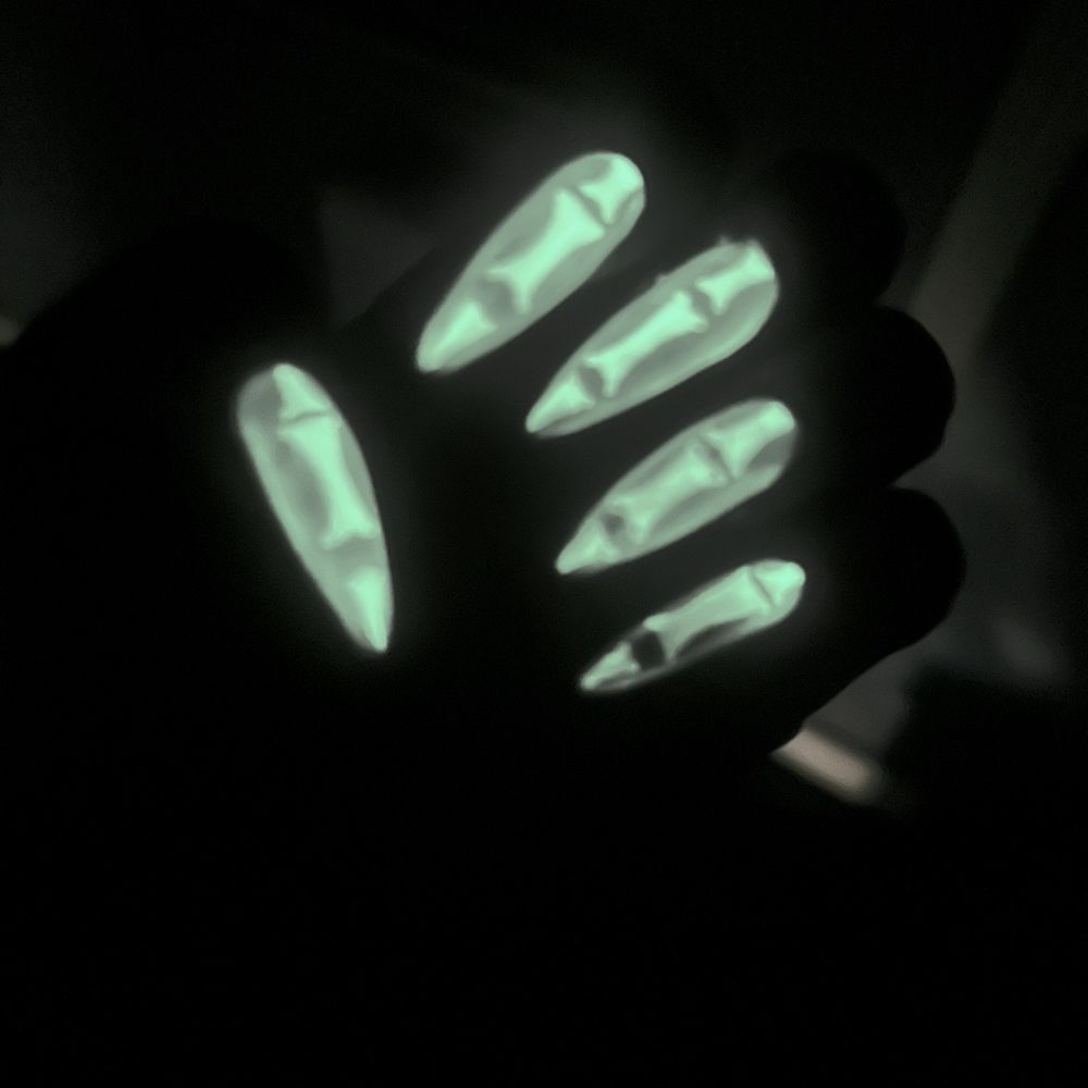 Oasis Nail Spa - Uptown - Glow in the dark nails - Nail Salons Near Me - Whittier, California