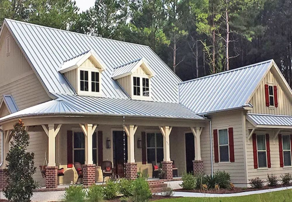 Slide of Affordable Metal Roof Installation
