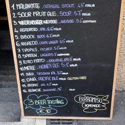 Taverna Gambrinus - Great menu de birra.