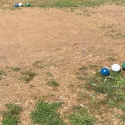 Grassy Hill Country Club - This is what they call a tee box at Grassy (not grassy) Hills. They should be ashamed to be charging people to play golf there.