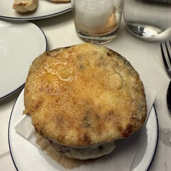 Brasserie Liberte - French onion soup - so good! - French Near Me - Washington, DC, District of Columbia