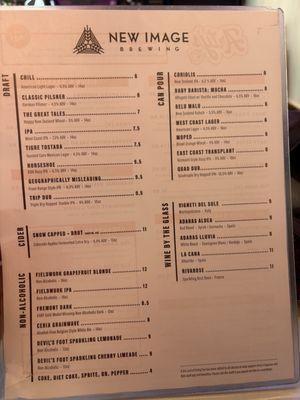 Menu photo 2 New Image Brewing - Arvada Arvada, CO Menu photo 2 New Image Brewing - Arvada Arvada, CO