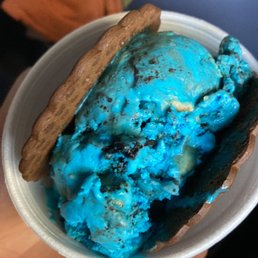 Mister Softee's Cookie Monster ice cream