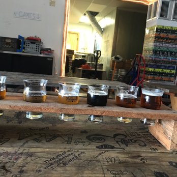 Infamous Brewing Company - Flight of 6 tasty beers... hard to pick a fave! - Breweries Near Me - Austin, Texas Infamous Brewing Company - Flight of 6 tasty beers... hard to pick a fave! - Breweries Near Me - Austin, Texas
