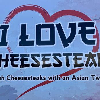 I Love Cheesesteak - a sign for a cheesesteak - Food Trucks Near Me I Love Cheesesteak - a sign for a cheesesteak - Food Trucks Near Me
