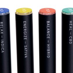 RISE Dispensary Amherst - Disposable vape pens in every variety by our in-house cultivator RYTHM