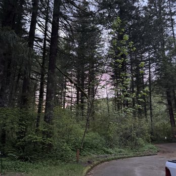 Sunset Falls Campground - Sunset at sunset falls - Campgrounds Near Me - Yacolt, Washington