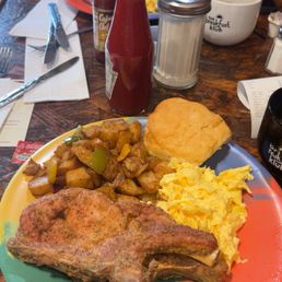 Pork Chops & Eggs Pork Chops & Eggs