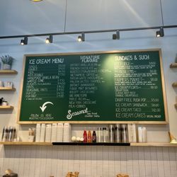 District Ice Cream - Menu