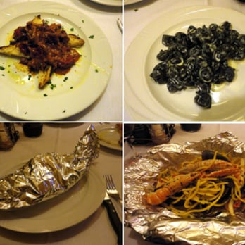 Belle Arti - Crostini with tomatoes and baby octopus €9, Tortellini with Black Truffles, €12, Handmade Spaghetti al Cartoccio, €16 - Seafood Near Me - Bologna, BO Belle Arti - Crostini with tomatoes and baby octopus €9, Tortellini with Black Truffles, €12, Handmade Spaghetti al Cartoccio, €16 - Seafood Near Me - Bologna, BO