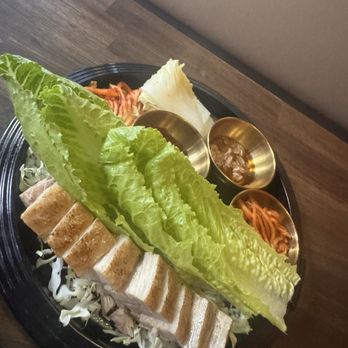 Seoul To Tokyo Kitchen - Soy braise pork belly that had no flavor and the texture of the pork was stringy - Korean Near Me - Santa Rosa, California Seoul To Tokyo Kitchen - Soy braise pork belly that had no flavor and the texture of the pork was stringy - Korean Near Me - Santa Rosa, California