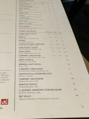 Menu photo 2 Novo Italian Vancouver, BC Menu photo 2 Novo Italian Vancouver, BC