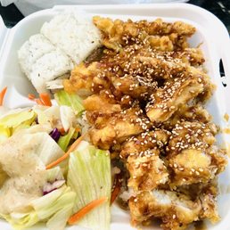 Sesame chicken bento Sesame chicken bento